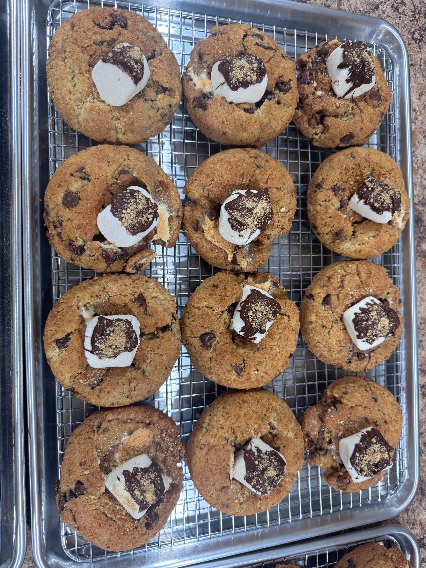 S’more Sourdough Cookies
