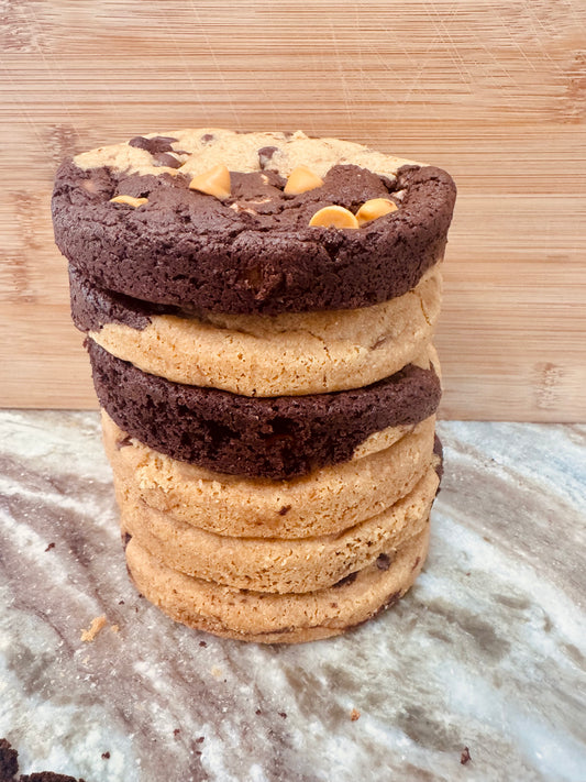 Gold Rush Swirl Cookies