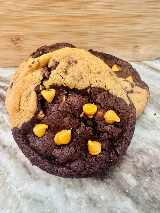 Gold Rush Swirl Cookies